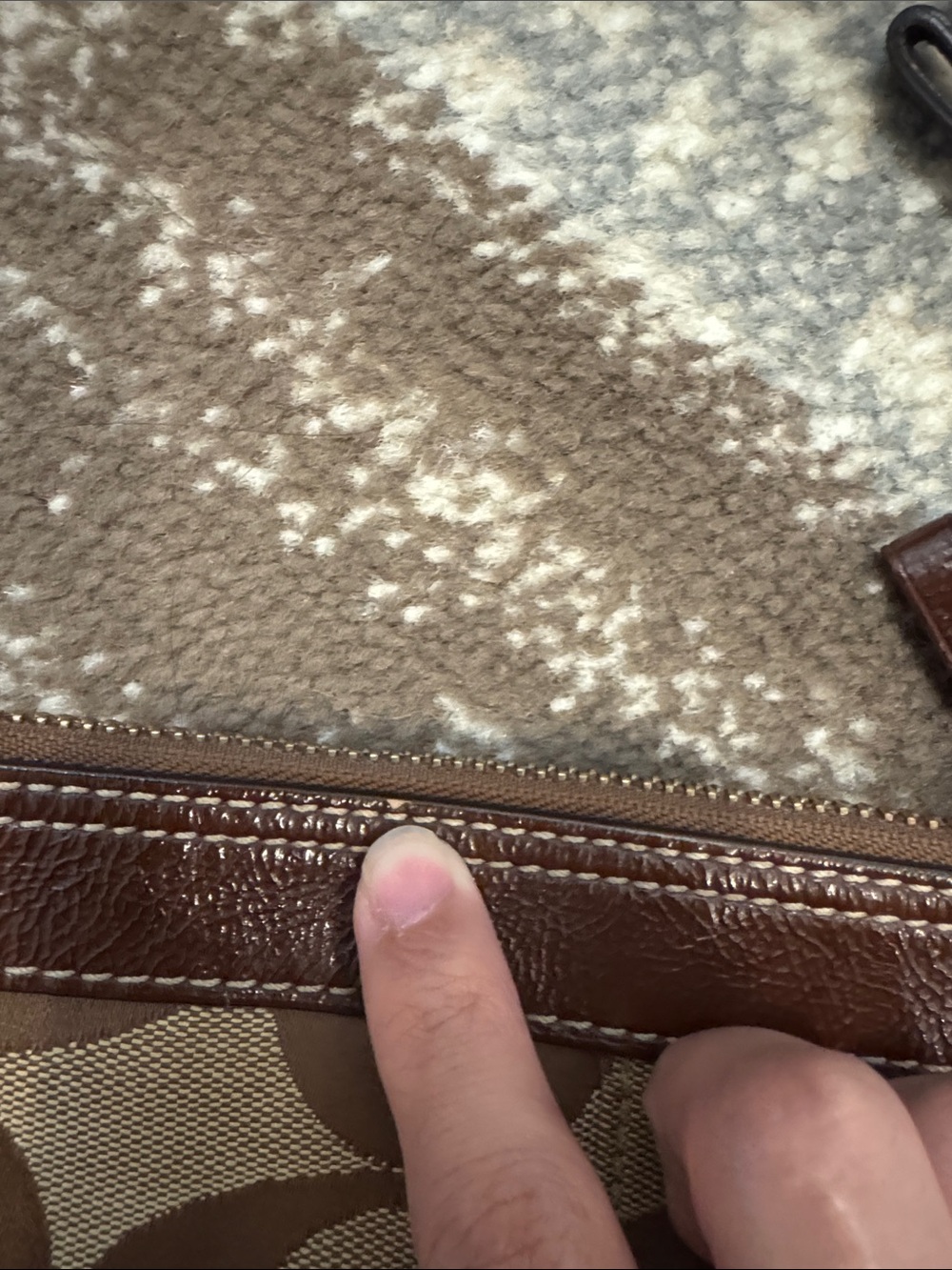 Vintage Coach Demi Stripe bag - Picture 4 of 4